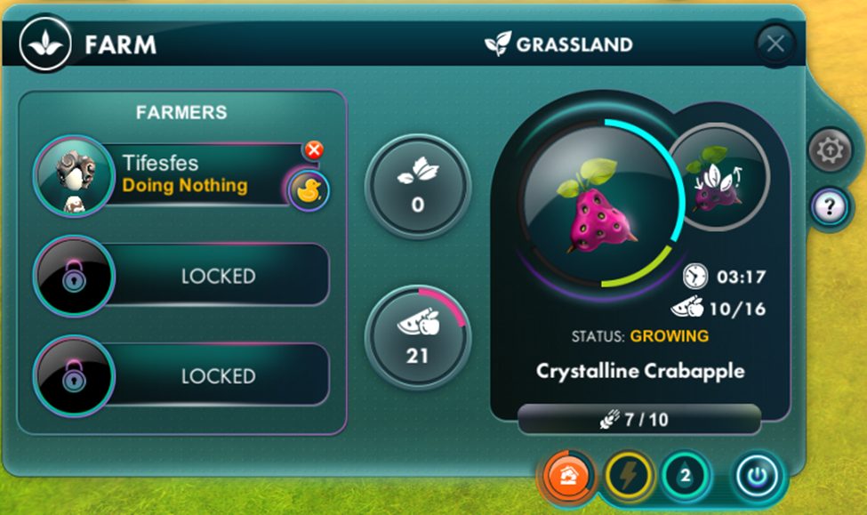 farming the universim