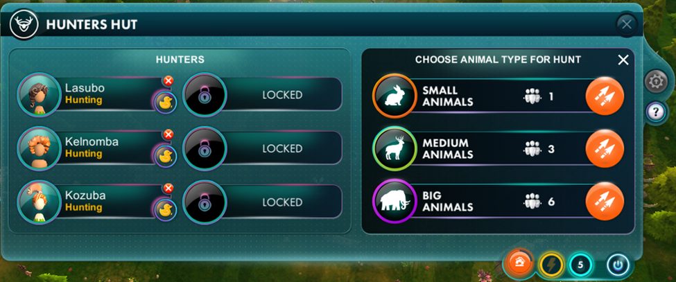 hunting the universim