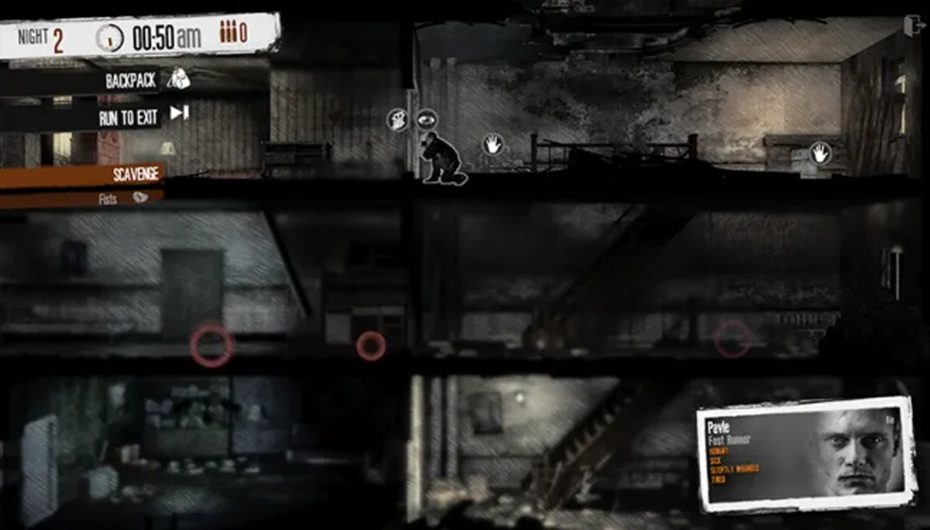 This war of mine where to scavenge