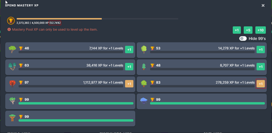 Melvor Idle: Skill Mastery Guide 