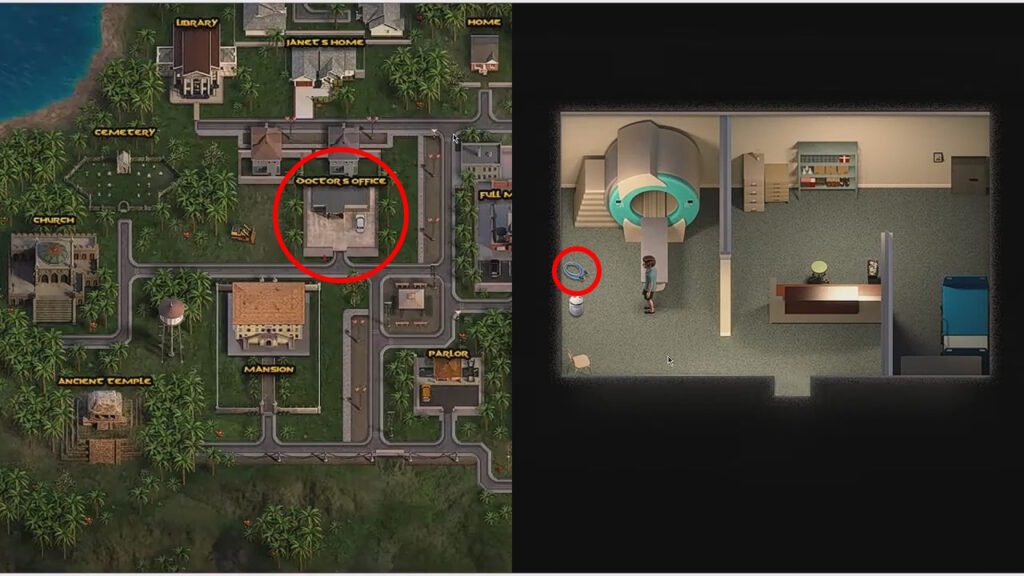 Heavy Cord location in Treasures of Nadia