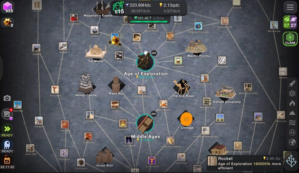 Cell to Singularity main simulation