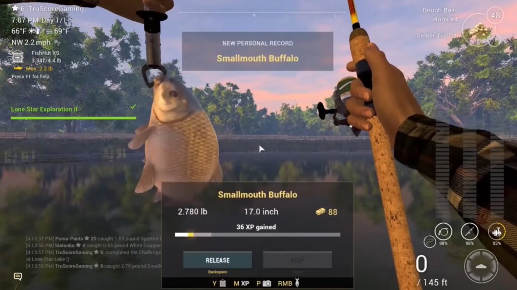 Best Bait for Catching a Smallmouth Buffalo in Fishing Planet