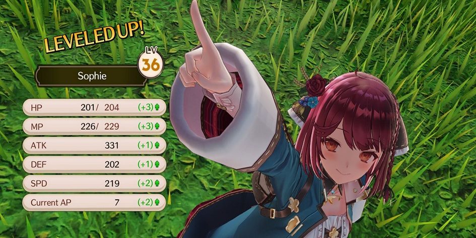 Leveling Up in Atelier Sophie 2: The Alchemist of the Mysterious Dream