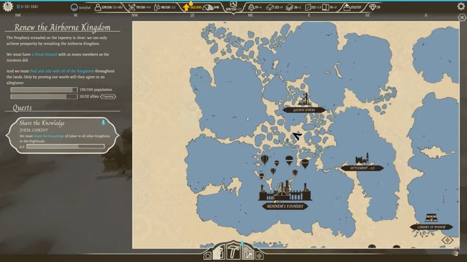 Airborne Kingdom: The Nomad’s Orrery Location