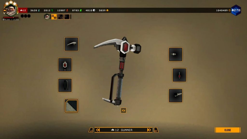 Deep rock galactic how to get pickaxe parts