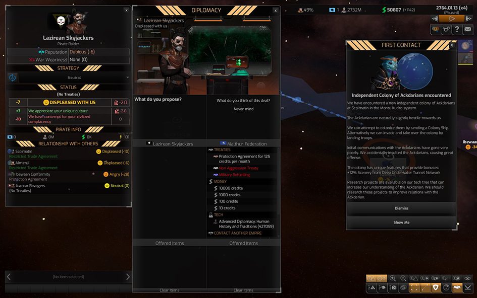 Diplomacy in Distant Worlds 2
