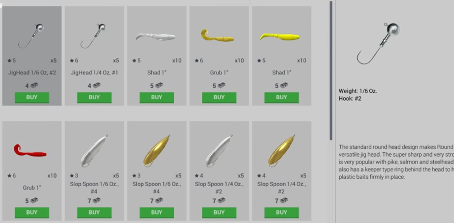 Choosing the Right Fishing Lure In Fishing Planet