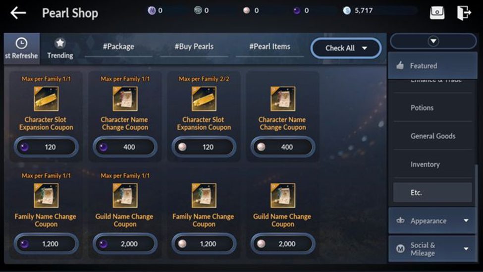 How to Change Family Name in Black Desert