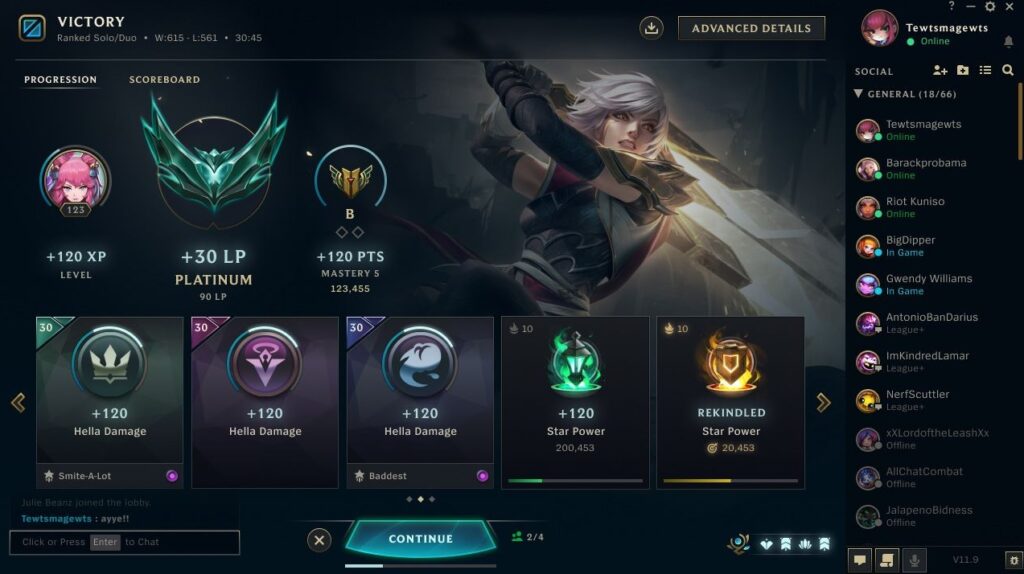 League of Legends Challenges