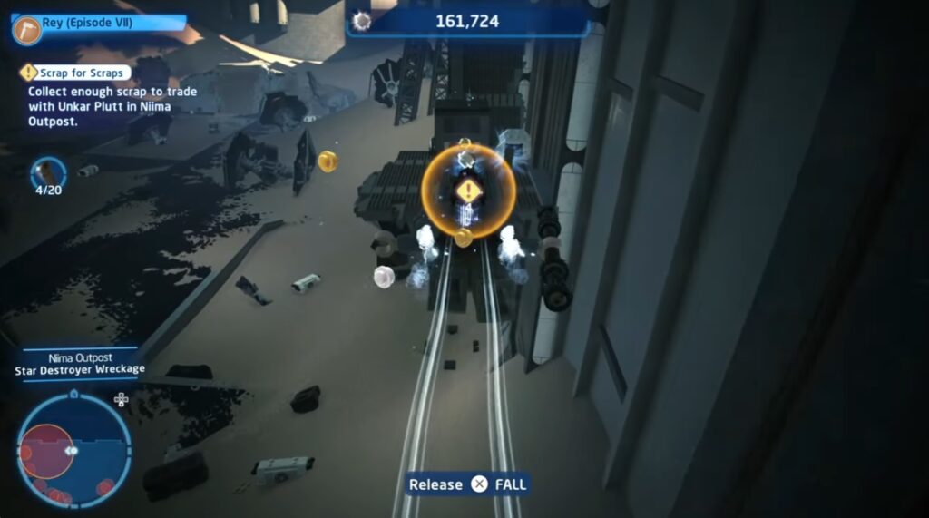 How the Glider Works in LEGO Star Wars Skywalker Saga