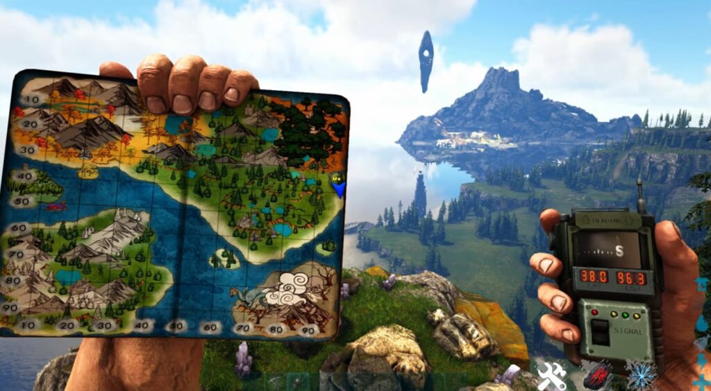 Crystal Location Mountaintop ARK Fjordur