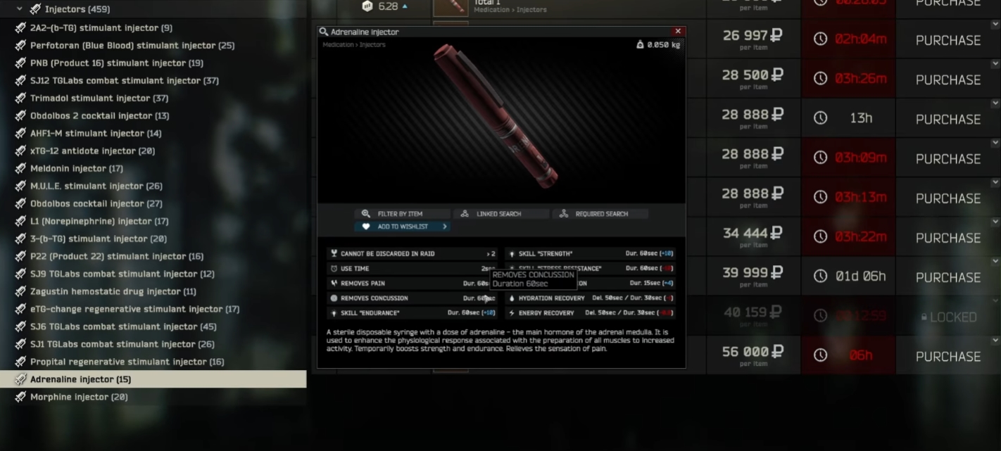 Adrenaline Escape from Tarkov