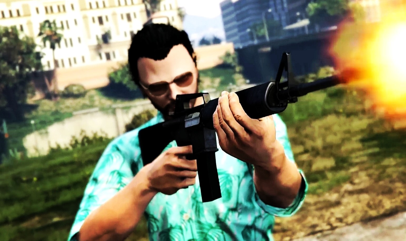 GTA 5 Online: How to Unlock the Service Carbine M16 Weapons/Crime Scene ...