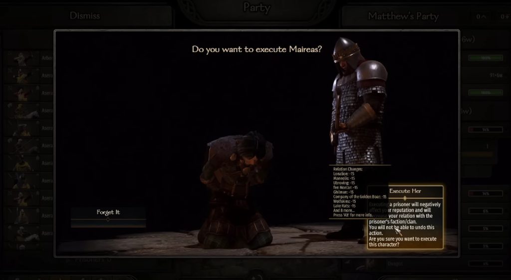 Do Not Execute Enemies