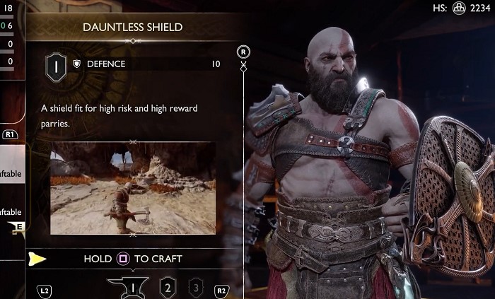Dauntless Shield God of War