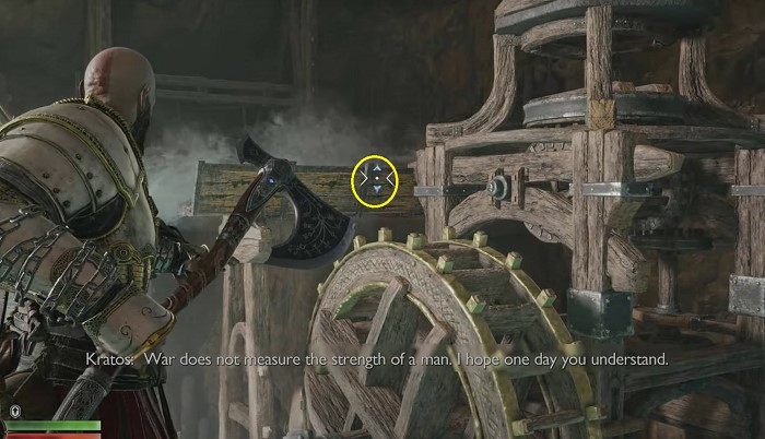 hurl your axe on this side