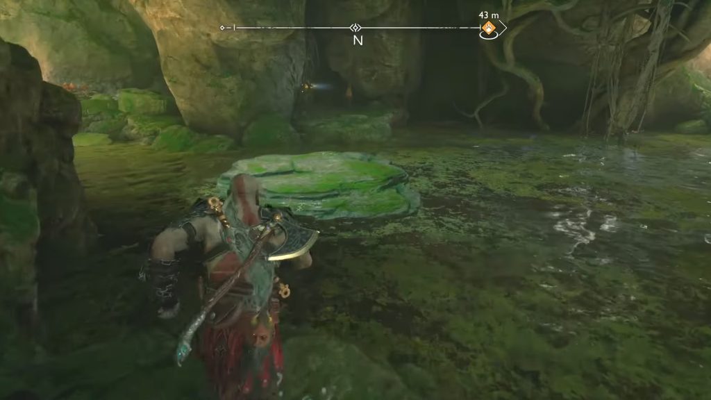 jumping onto the land mass