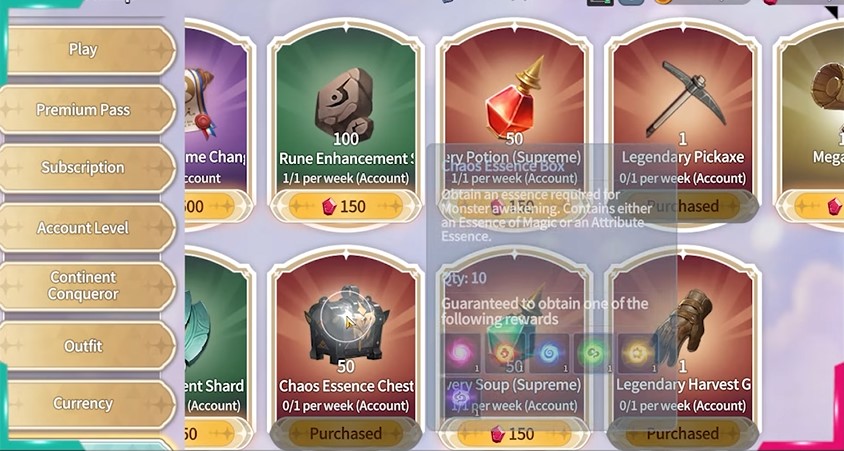 summoners war chronicles how to progress faster5