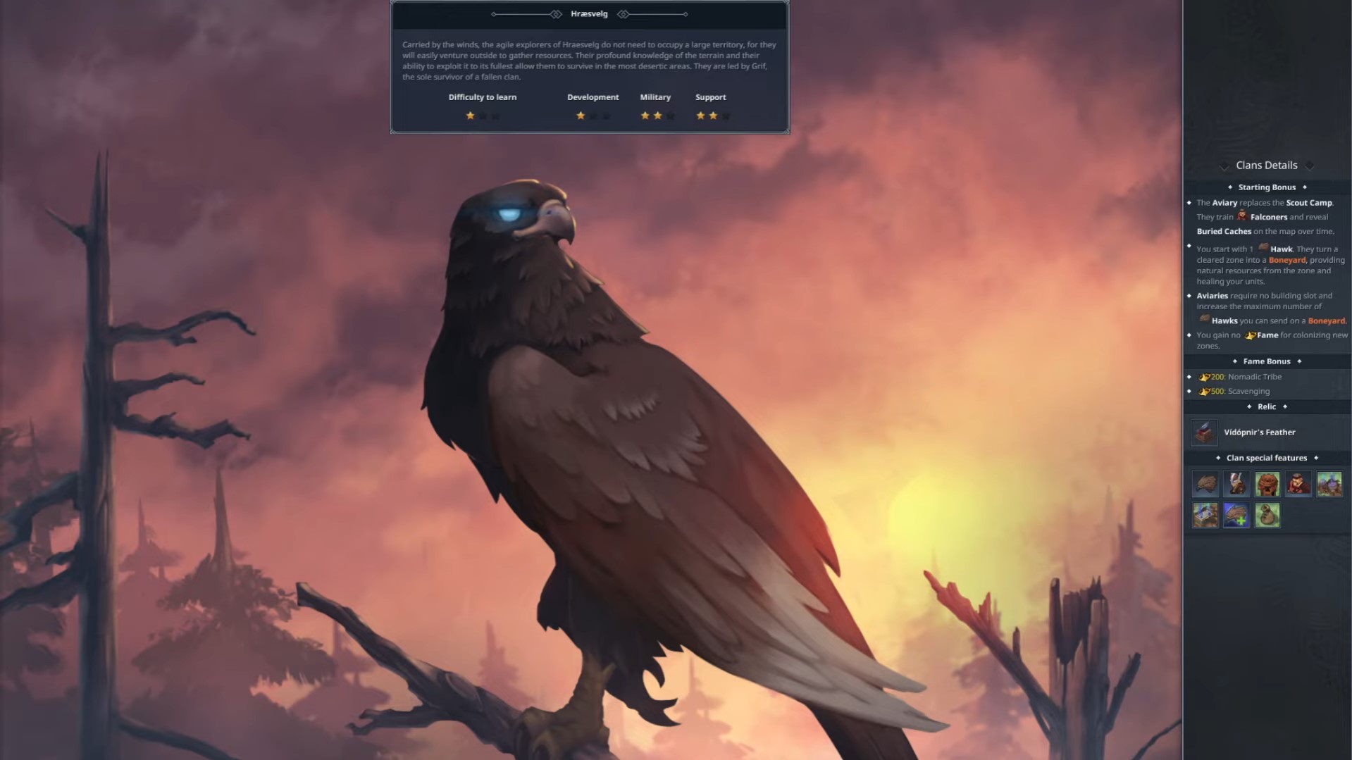 northgard how to eagle guide