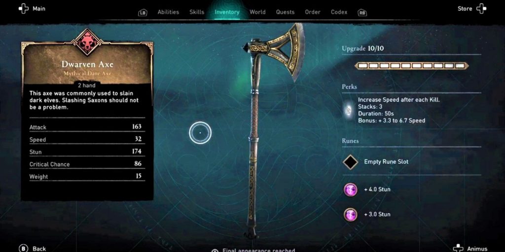 dwarven axe
