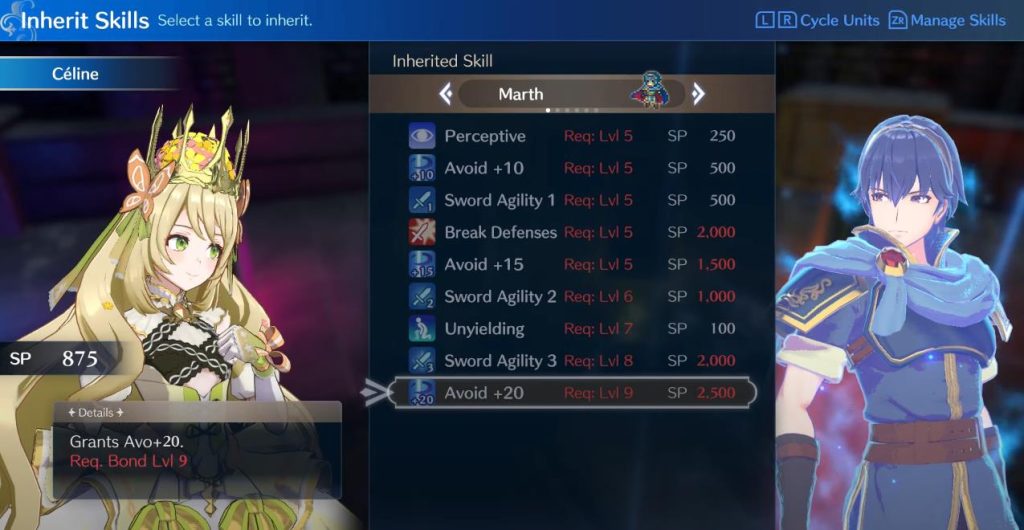 how to unlock inherit skills in fire emblem engage3
