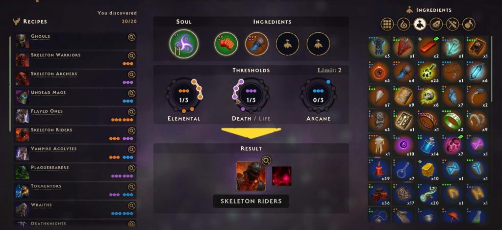 spellforce conquest of eo necromancy guide5
