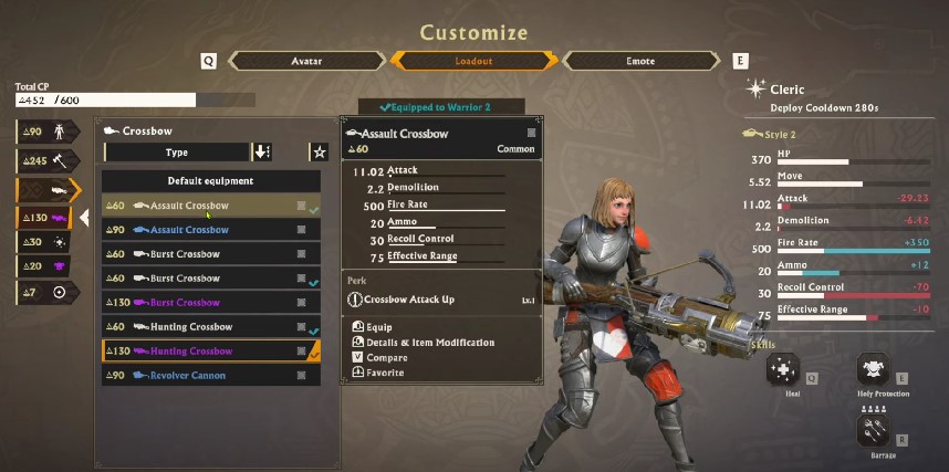 best cleric build in wanderlander 2023 2