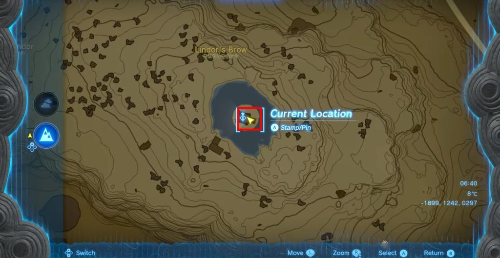 To get there, you want to head to the Thyplo Ruins Skyview Tower which is just north of Central Hyrule