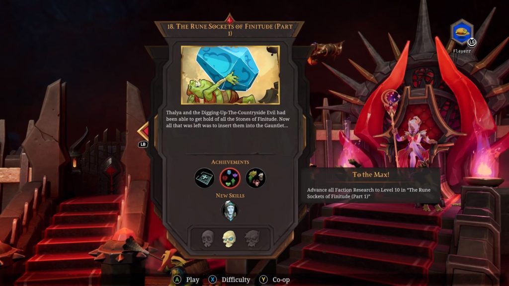 Stage 18: The Rune Sockets of Finitude (Part 1) Achievements