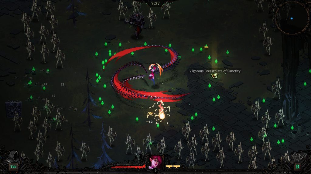 Death Must Die gameplay showing Merris