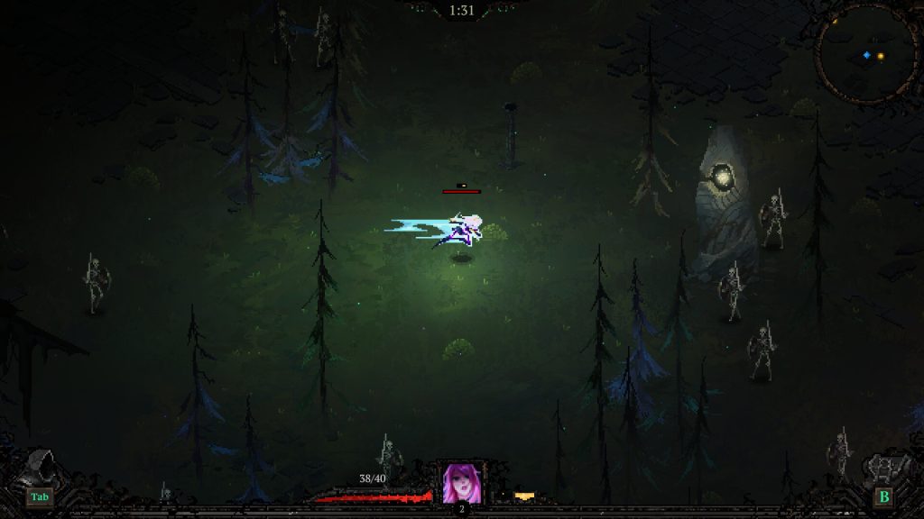 Death Must Die gameplay showing Nixi