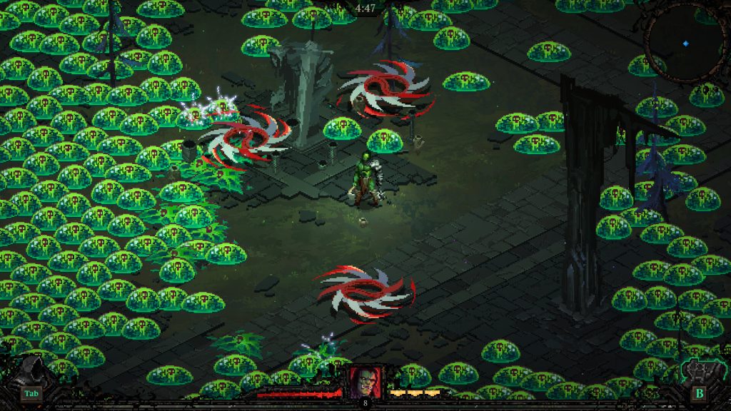 Death Must Die gameplay showing Kront
