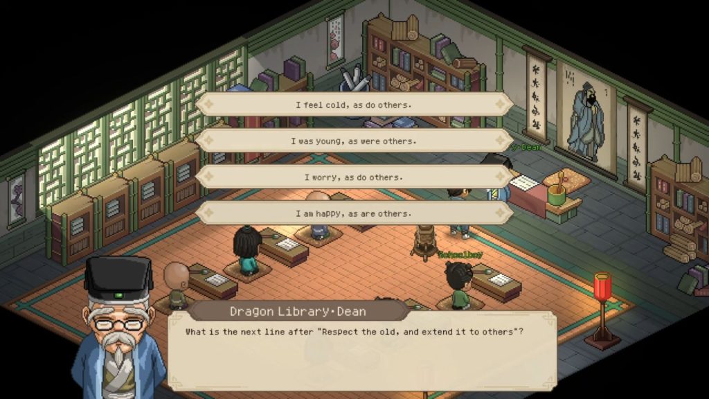 Image showing an exam in game.