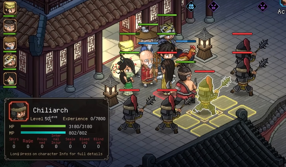 Hero's Adventure combat Fame 6 