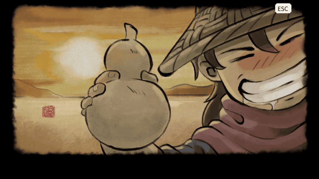 Wandering the World ending screenshot for Hero's Adventure: Road to Passion