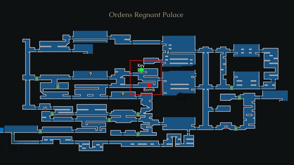 Ordens Palace Master Key map