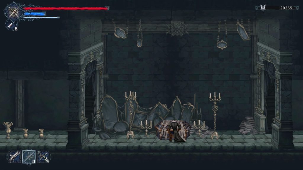 Opening the chest with the Propulsion Boots