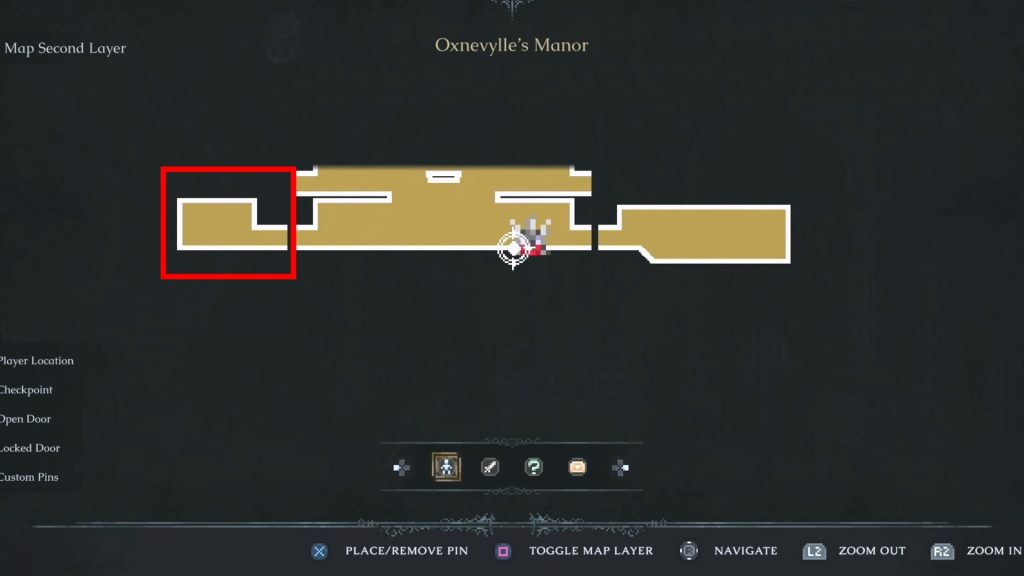 Mariano's room at the Oxnevylle's Manor hub