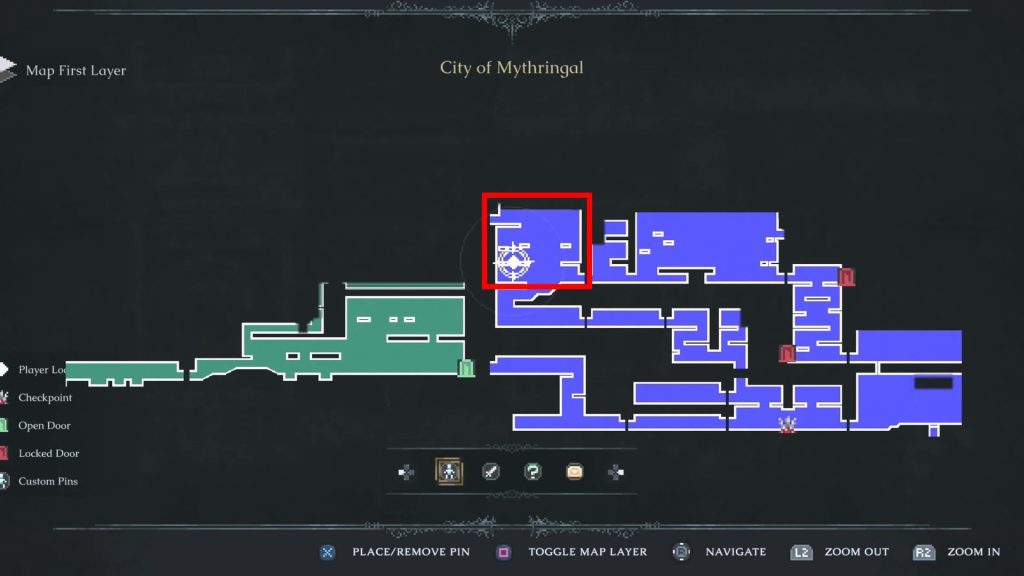 Map to start getting Technological Gloves