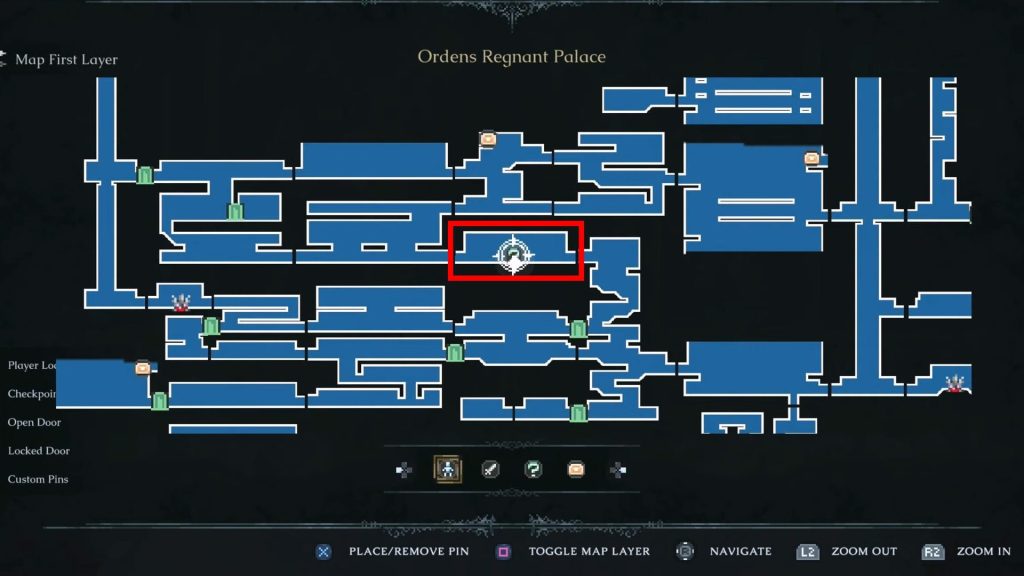 Location of the Celestial Larva that unlocks Double Jump ability in The Last Faith