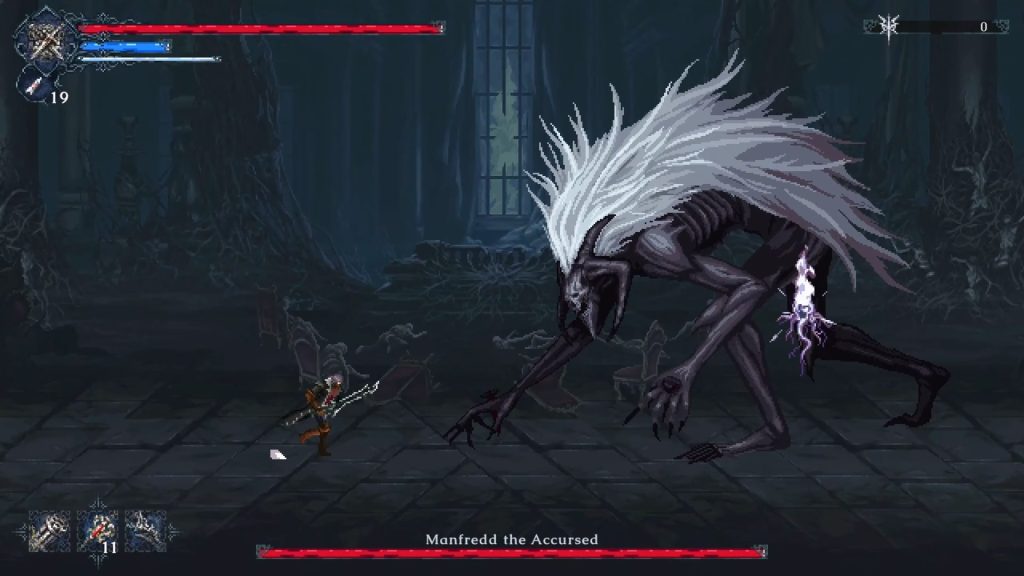 Manfredd the Accursed boss fight in The Last Faith