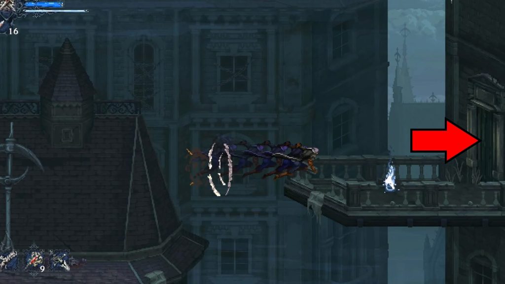 Air dash to Theodora's house