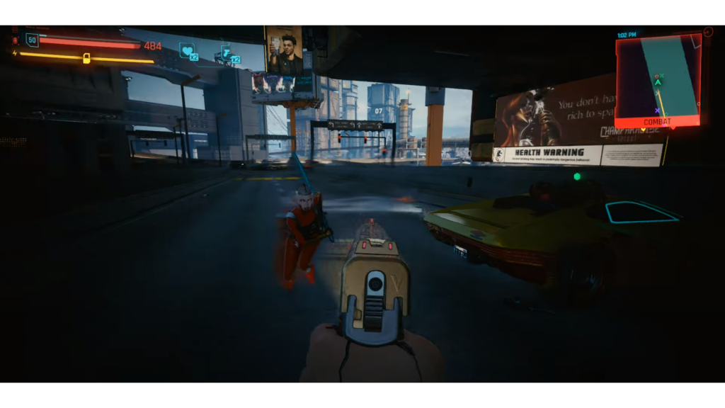 Secret Glen Encounter in Update 2.1 in Cyberpunk 2077 Katana Girl
