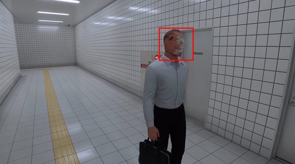 30: Glitched face. the exit 8
