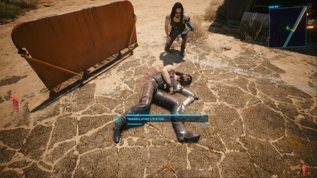 Fake Silverman's corpse