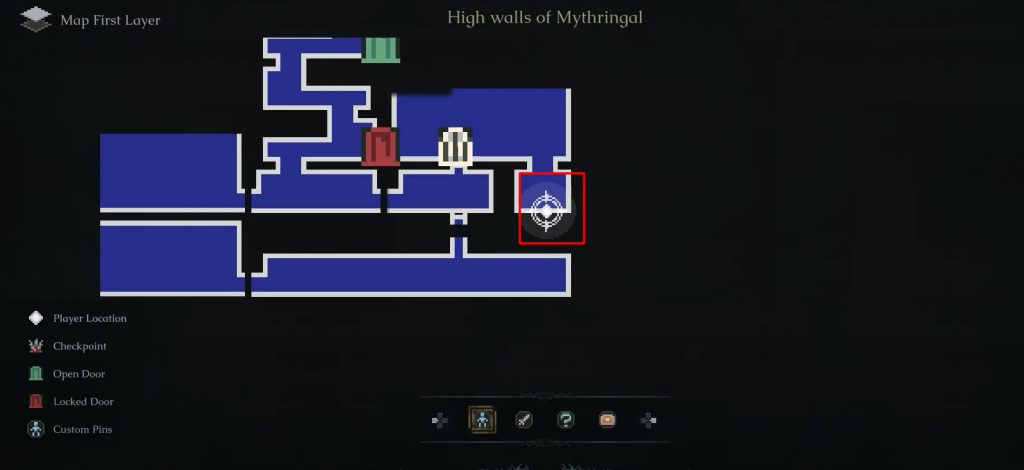 High Walls of Mythringal Map 