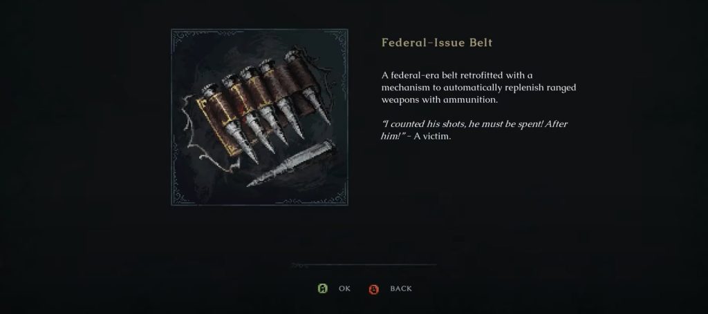 Federal Issue Belt The Last Faith