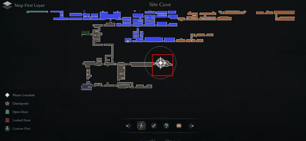 Map for Cemetery Groundskeeper Diary