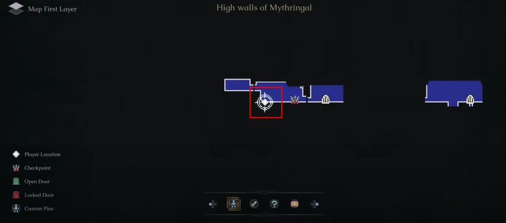 Map for A sister’s Note
